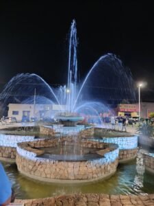 Fonte da praça é inaugurada