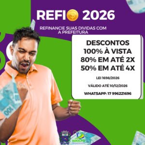 Prefeitura lança nova etapa do Refis