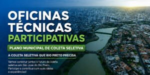 São José do Rio Preto realiza oficinas participativas para construção do Plano Municipal de Coleta Seletiva